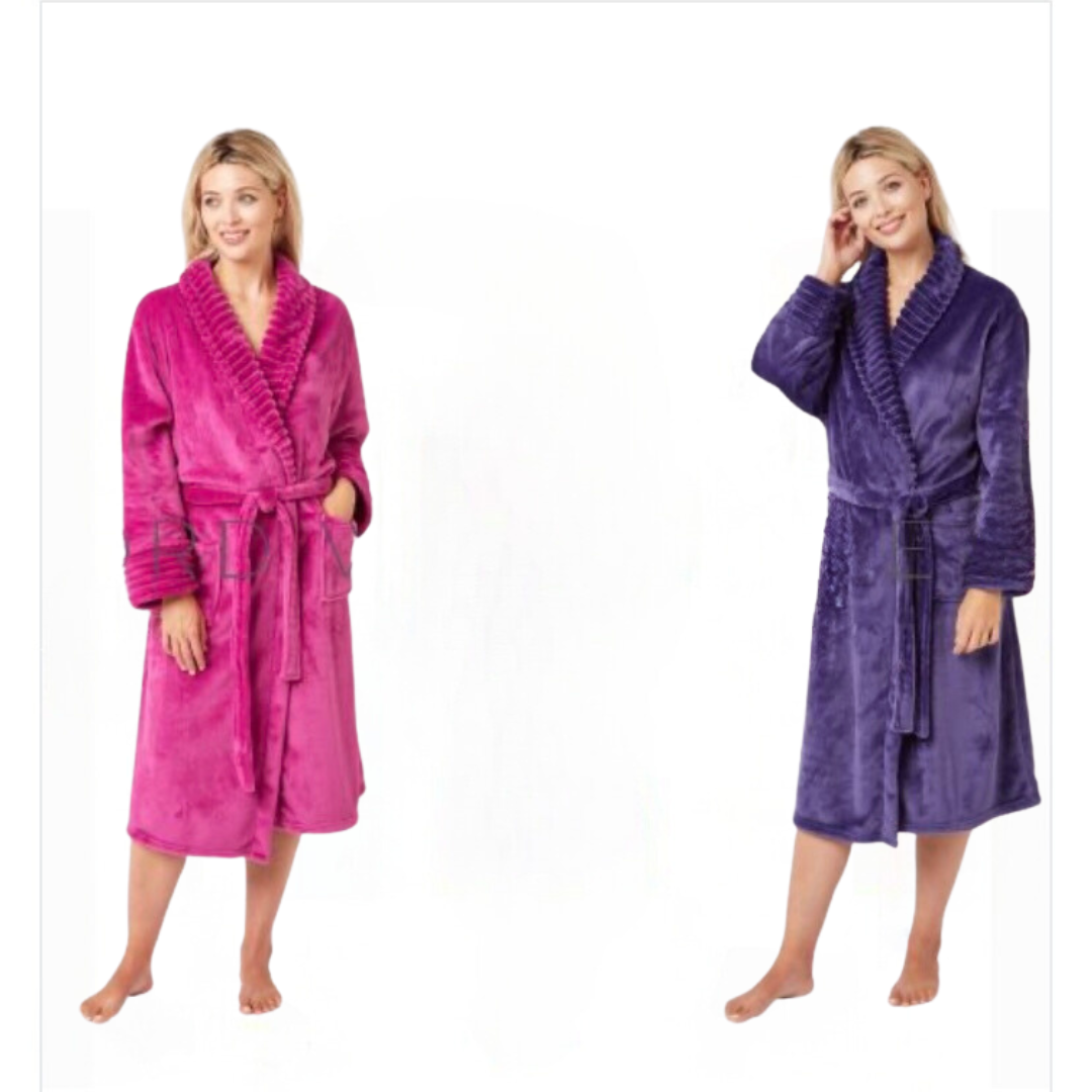 Personalised Ladies Velour Robes