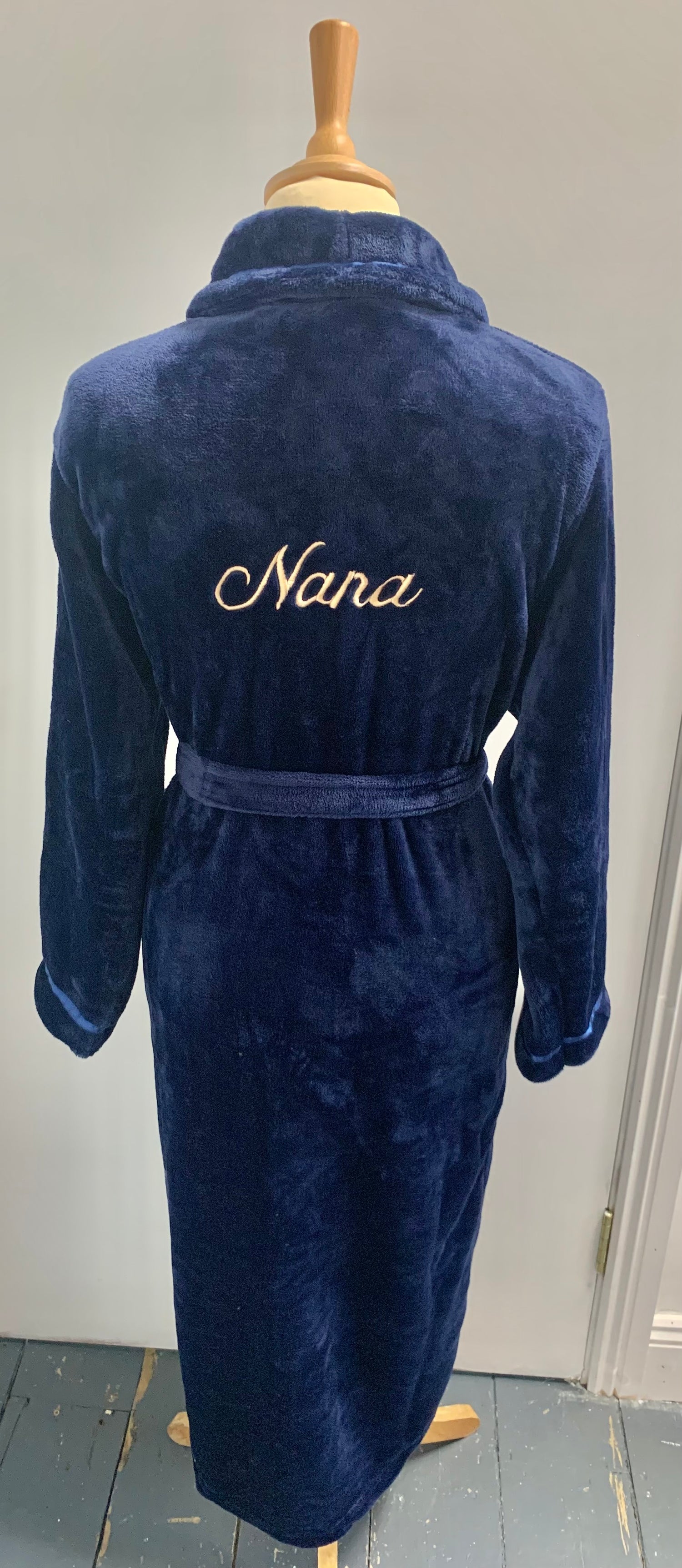 Personalised Ladies Velour Robes