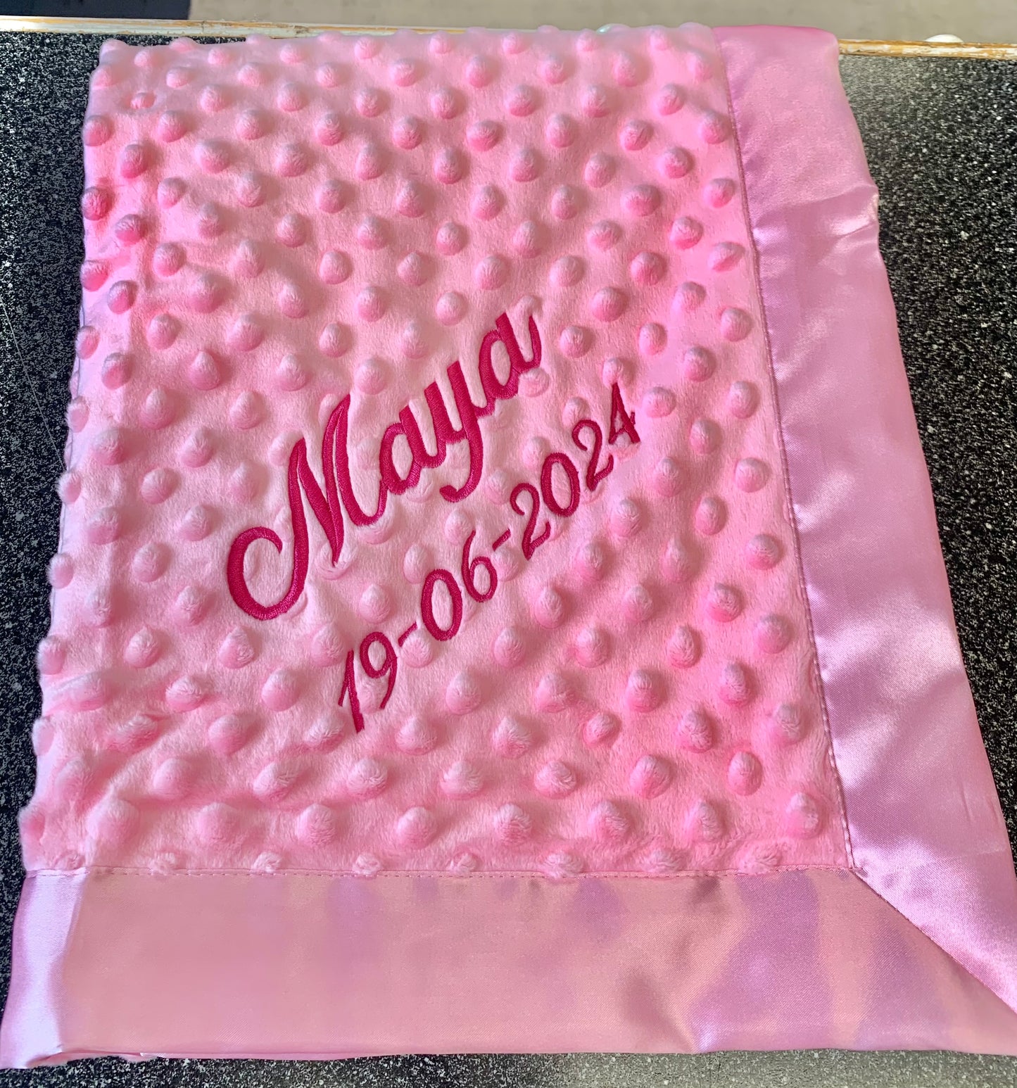 Personalised Dimpled Blanket