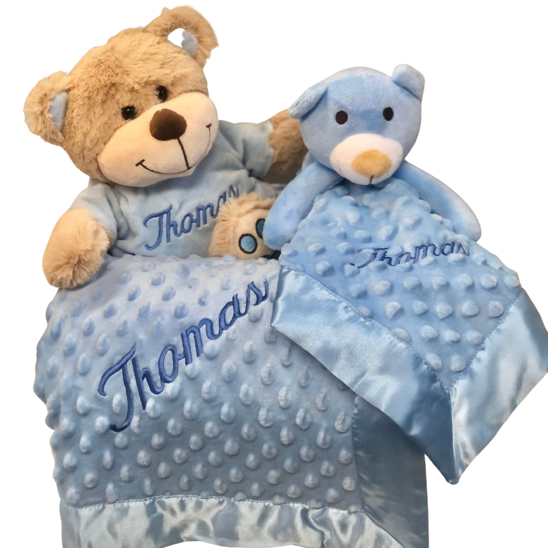 Personalised T-Shirt Teddy Basket
