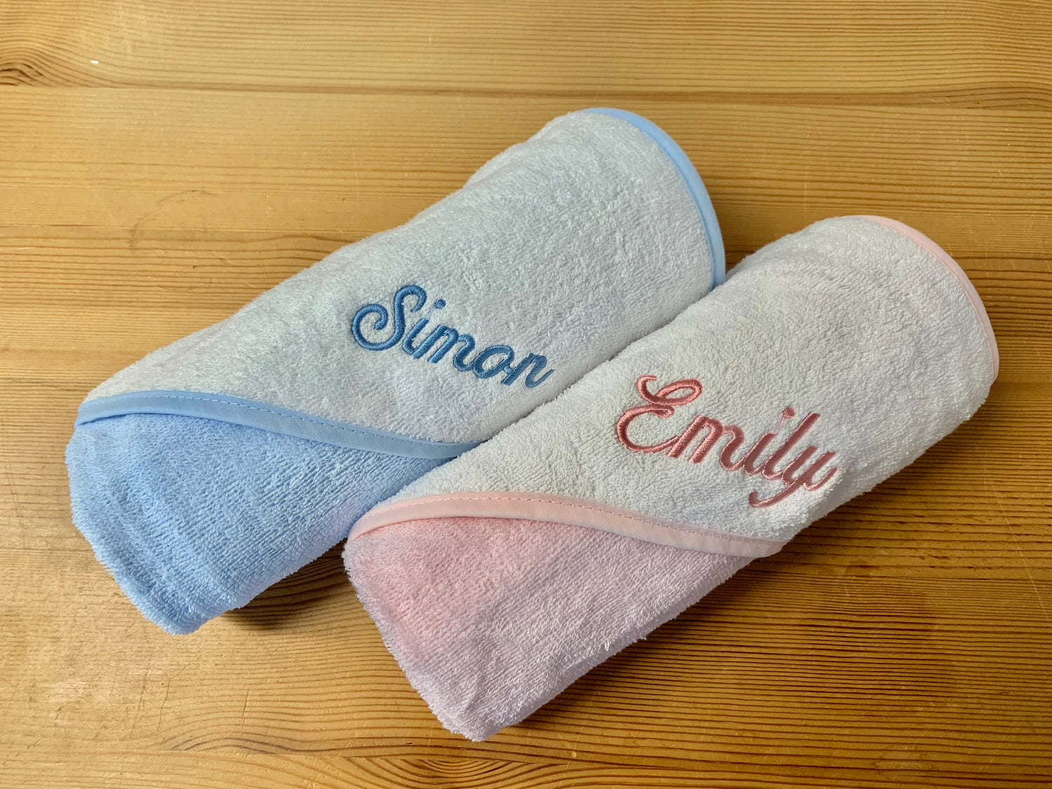 Personalised Hooded Baby Towels