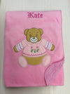 Personalised Snuggle Bear Blanket