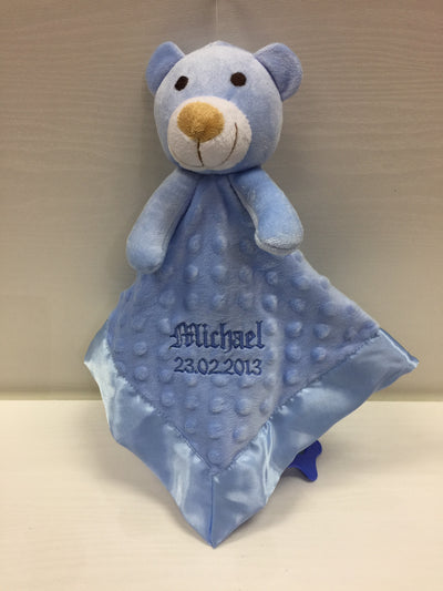 Personalised Dimpled Bear Comforter by The Gift Rooms