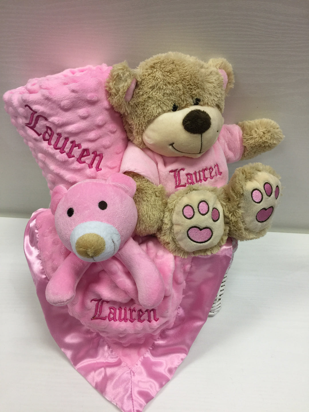 Personalised T-Shirt Teddy Basket by The Gift Rooms
