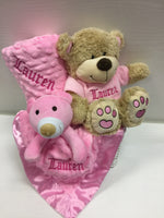 Personalised T-Shirt Teddy Basket by The Gift Rooms